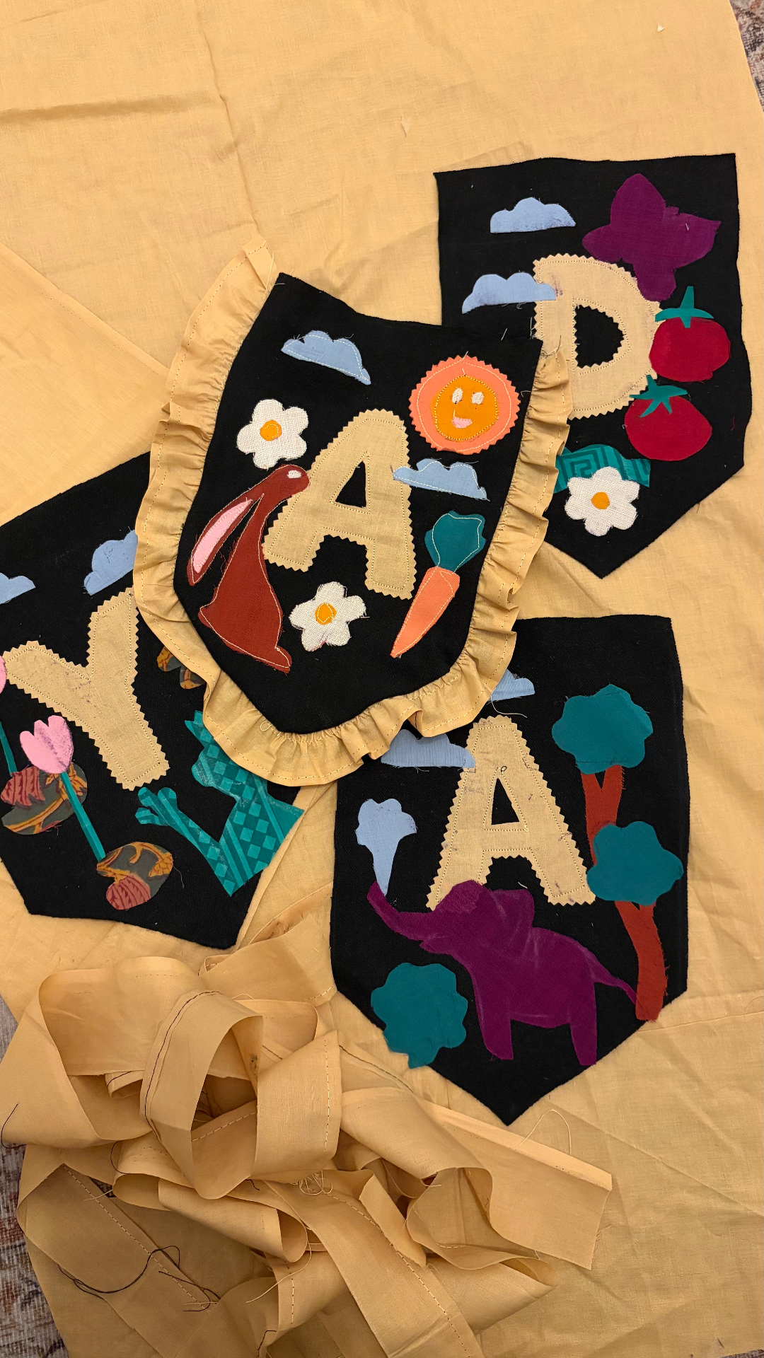 Appliqué banner