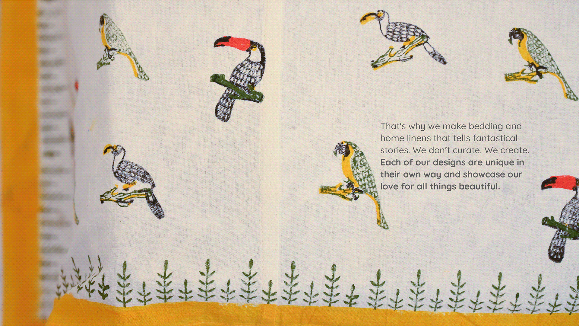 Tropical Paradise — pattern detail
