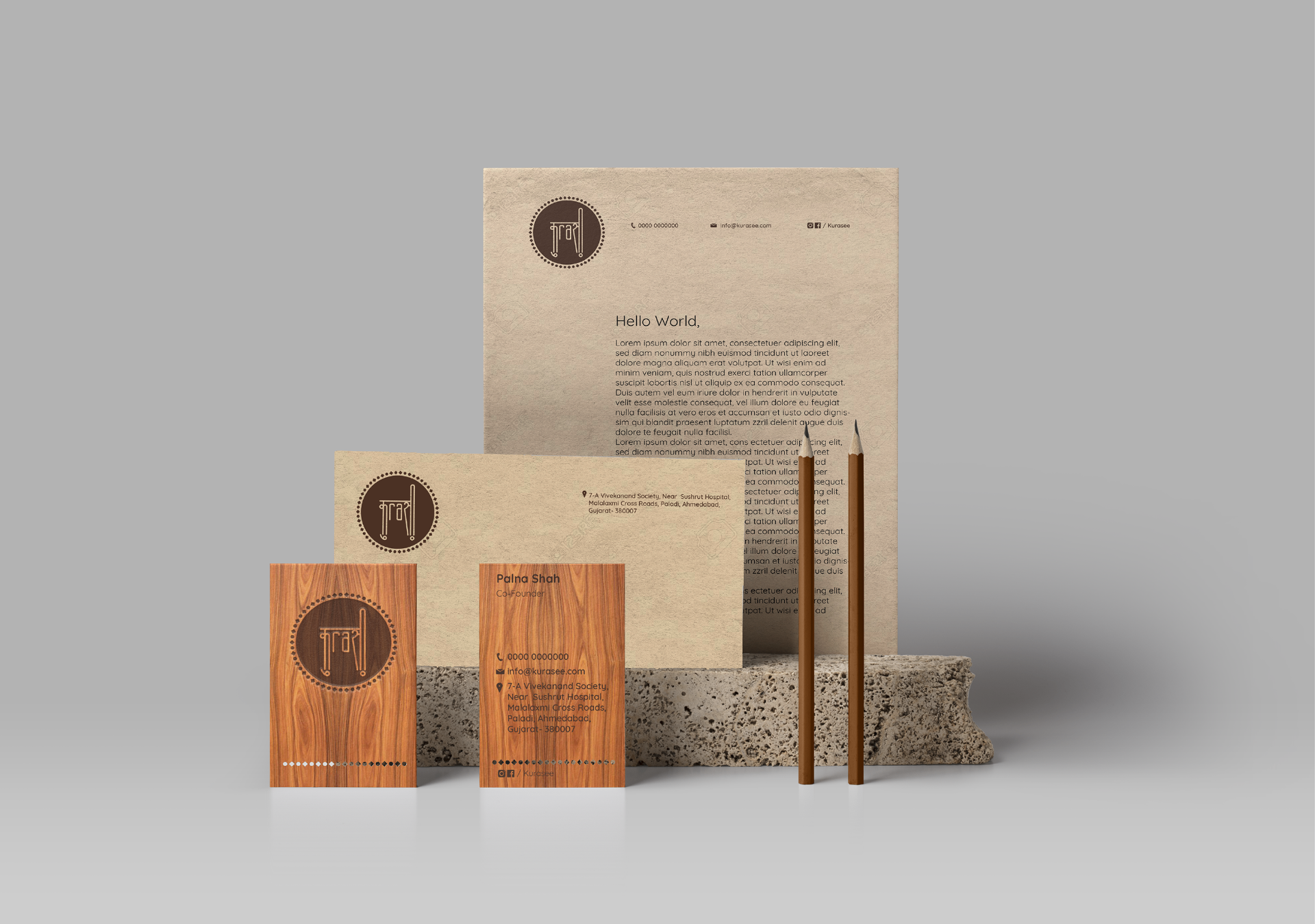 Identity system — stationery