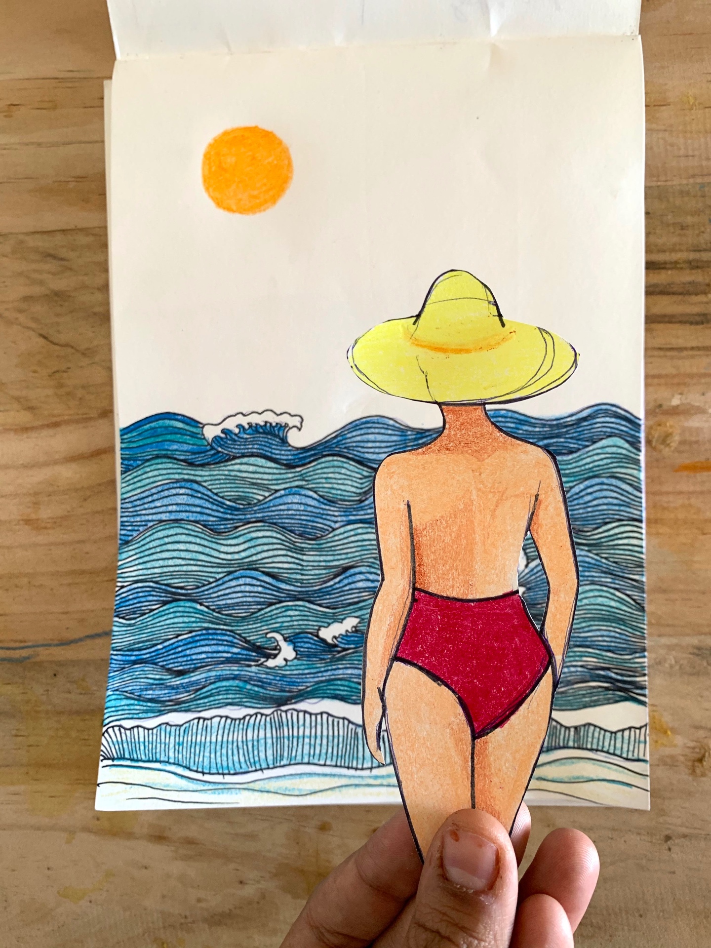 Sea & sun sketch
